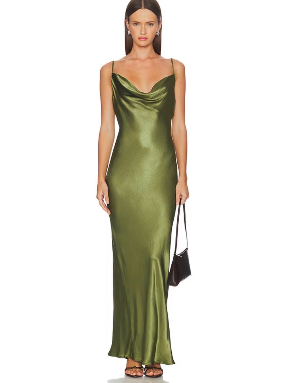 Revolve / SNDYS : Skin Maxi Dress in Olive